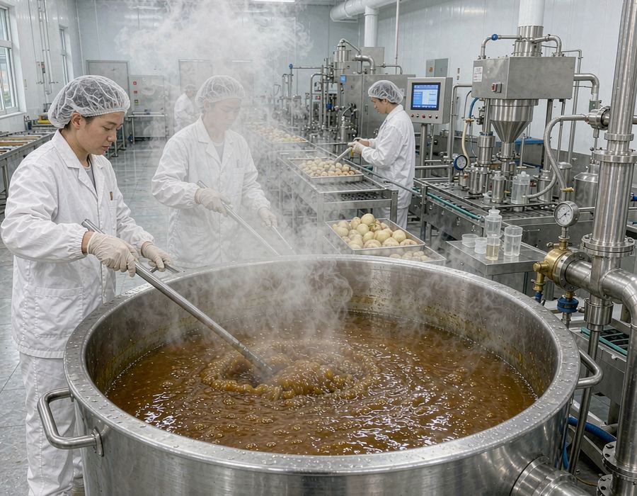 酥梨深加工车间